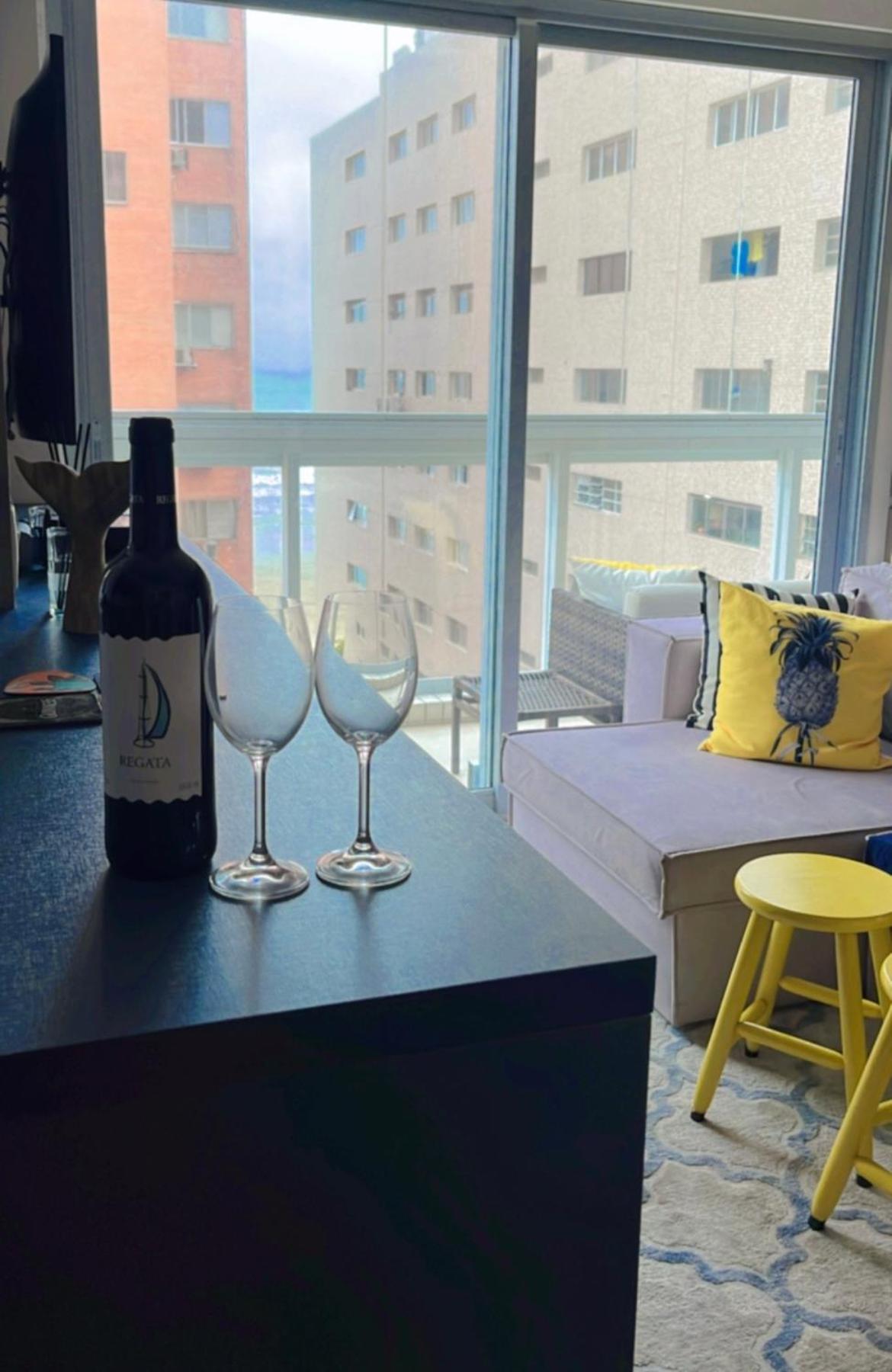 Flat Vista Mar Em Santos Apartment Luaran gambar